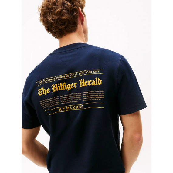 Hilfiger Herald Back Graphic Tee Desert  TOMMY HILFIGER