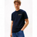 Hilfiger Herald Back Graphic Tee Desert  TOMMY HILFIGER