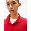 Tjm Slim Placket Polo Ext Sapphire Red  TOMMY JEANS