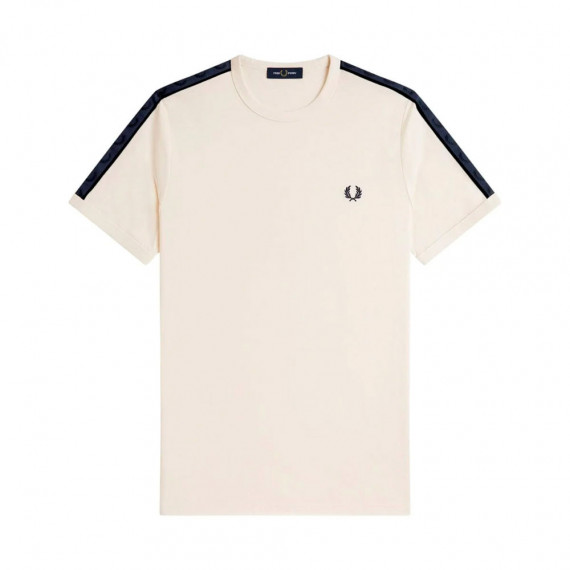 Camiseta Ringer con Cinta en Contraste  FRED PERRY