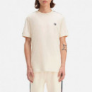 Camiseta Ringer con Cinta en Contraste  FRED PERRY