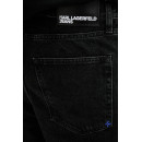 Klj Relaxed Denim Short Washed Black  KARL LAGERFELD