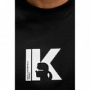 Klj Reg K Logo Tee Black  KARL LAGERFELD