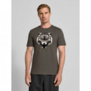 Camiseta FA100240 Verde Militare Scuro  ANTONY MORATO