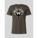 Camiseta FA100240 Verde Militare Scuro  ANTONY MORATO