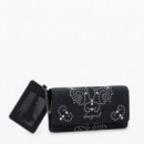 DESIGUAL Monedero Tachuelas Tarjetero Grande 25WAYP46-2000