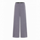 Pantalones ICHI Kate Jacquard Patriot Blue Herringbone