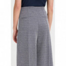 Pantalones ICHI Kate Jacquard Patriot Blue Herringbone