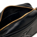 Bolso Cruzado con Logo Monograma Grabado  CALVIN KLEIN