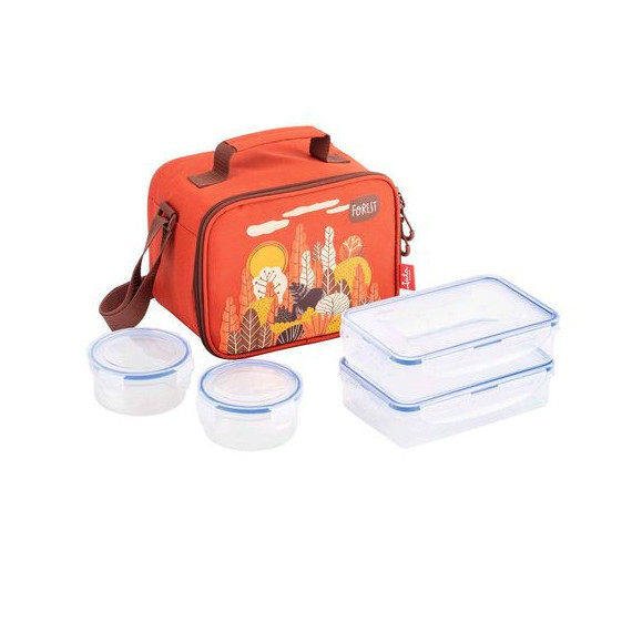 Bolsa Térmica Porta Alim + 4 Reci JATA