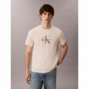 Camiseta CALVIN KLEIN Hero Beige