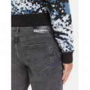 Klj Slim Denim Washed Black  KARL LAGERFELD