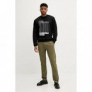 Klj Reg Barcode Sweat Black  KARL LAGERFELD