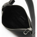 Klj Metal Logo Shoulder Bag Black  KARL LAGERFELD
