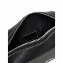 Klj Metal Logo Sm Camera Bag Black  KARL LAGERFELD