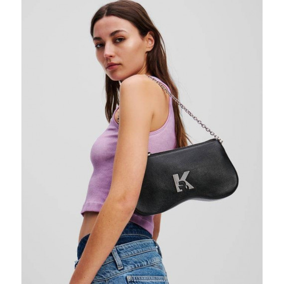 Klj Sunglasses Shb W/chain Black  KARL LAGERFELD