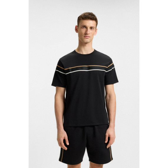 Iconic T-shirt 10205166 01 Black  BOSS