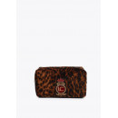 Neceser Estampado Animal Print Marron-negro  LOLA CASADEMUNT