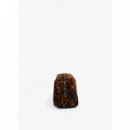 Neceser Estampado Animal Print Marron-negro  LOLA CASADEMUNT