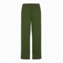 Pantalones ICHI Kate Casual Wide Rifle Green