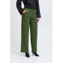 Pantalones ICHI Kate Casual Wide Rifle Green