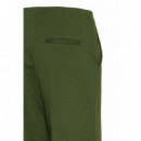 Pantalones ICHI Kate Casual Wide Rifle Green