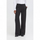 Pantalones ICHI Ruti Wide Black