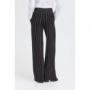 Pantalones ICHI Ruti Wide Black