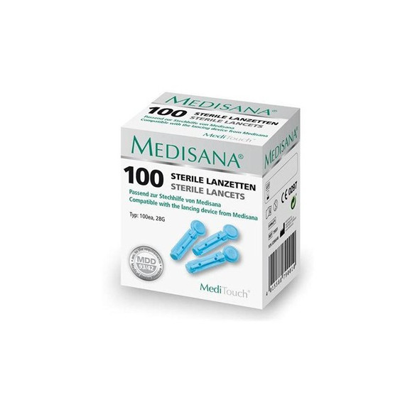 MEDISANA 100 Aguja Lancetas  Meditouch