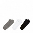 Pack de 3 Calcetines Distintos Colores con Logo  NIKE