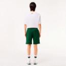 Short Jogger Algodón Ecológico Cepillado  LACOSTE