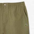 Pantalón Corto de Corte Holgado de Popelín  LACOSTE