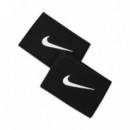 Muñequera NIKE Guard Stay Ii Negra y Blanca