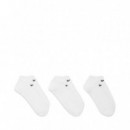 Pack de 3 Calcetines Invisibles de Entrenamiento  NIKE