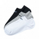 Pack de 3 Calcetines Invisibles de Entrenamiento  NIKE