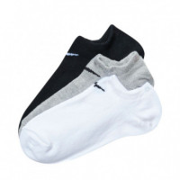 Pack de 3 Calcetines Invisibles de Entrenamiento  NIKE