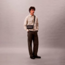 Bolso Cruzado con Logo Monograma Grabado  CALVIN KLEIN