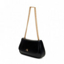 Bolso de Hombro con Cadena de Herrajes con Logo Monograma  CALVIN KLEIN