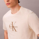 Camiseta con Logo Monograma  CALVIN KLEIN