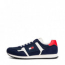 Zapatillas con Mezcla de Texturas  TOMMY HILFIGER