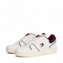 Zapatillas de Baloncesto con Suela Fina Dentada  TOMMY HILFIGER