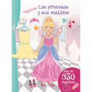Pegatinas - las Princesas y sus Vestisos