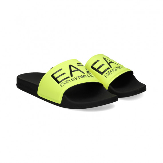 Pala EA7 Ancha Negro+lima