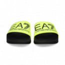 Pala EA7 Ancha Negro+lima