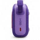 JBL Altavoz Portatil BLUETOOTH V 5.3 GO4 Purpura 7H Resistente Al Agua