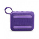 JBL Altavoz Portatil BLUETOOTH V 5.3 GO4 Purpura 7H Resistente Al Agua