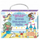 mi Maletin de Libros para Colorear 1 - Sirenas, Unicornios, Hadas   2025