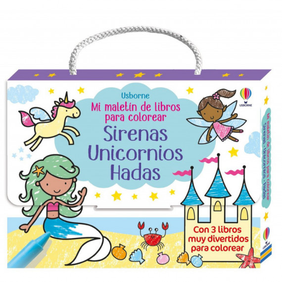 mi Maletin de Libros para Colorear 1 - Sirenas, Unicornios, Hadas   2025