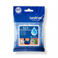 BROTHER Cartucho Tinta LC521C Cian - Guanxe Atlantic Marketplace