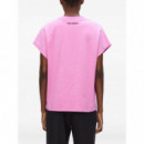 KARL LAGERFELD - Ikon Aquarelle C Loose T Shirt - 2AW - A2W17115/2AW